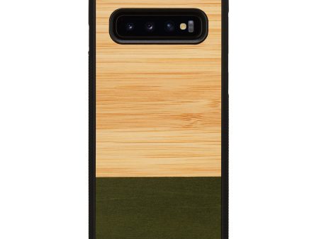 MAN&WOOD SmartPhone case Galaxy S10 bamboo forest black on Sale