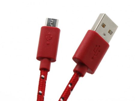 Sbox USB-1031R USB->Micro USB 1M Red Supply