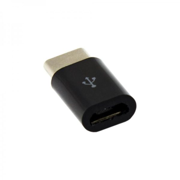 Sbox Micro USB 2.0 F. -> TYPE C M. black AD.USB-C B Online Hot Sale